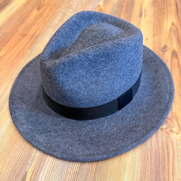 Toucan Collection Gray Wool Fedora Hat New York NWOT Made‎ In USA main image 5